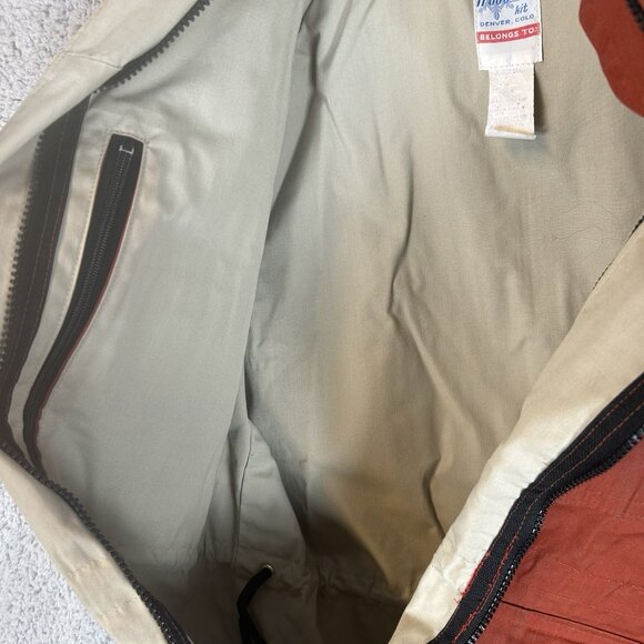 Vintage Frostline Kit Anorak Jacket Men's X-Small Orange Hooded Hiking Full-Zip - Picture 5 of 5